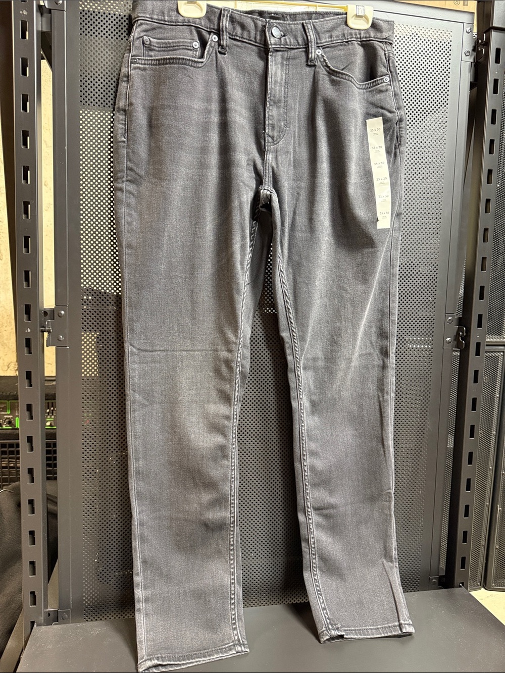 Banana Republic Travel Athletic Jean - Faded Black